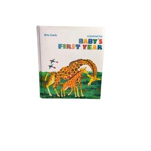 Vintage New Eric Carle's Journal For Baby's First Year & Hanging Mobile HTF